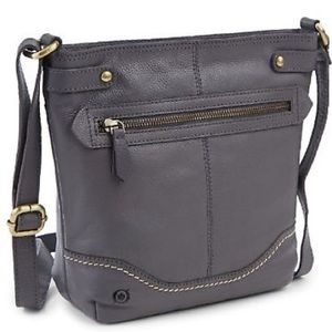 BORN "Izabel" Genuine Leather Bucket Cross-body